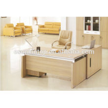 Top teak wood office desk design, popular furniture design for office